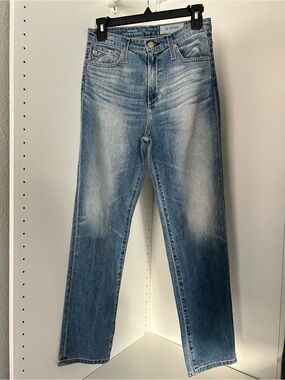 Ag Adriano Goldschmied The Phoebe Straight Jeans, light blue